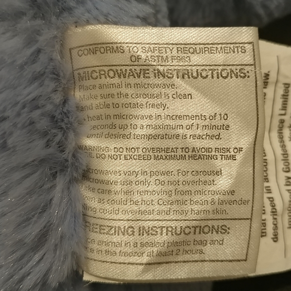 Cozy Hugs Soothing Aromatherapy Lavender Plush Elephant Freeze or Microwave - Picture 11 of 16